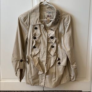 BKE Khaki Military Jacket